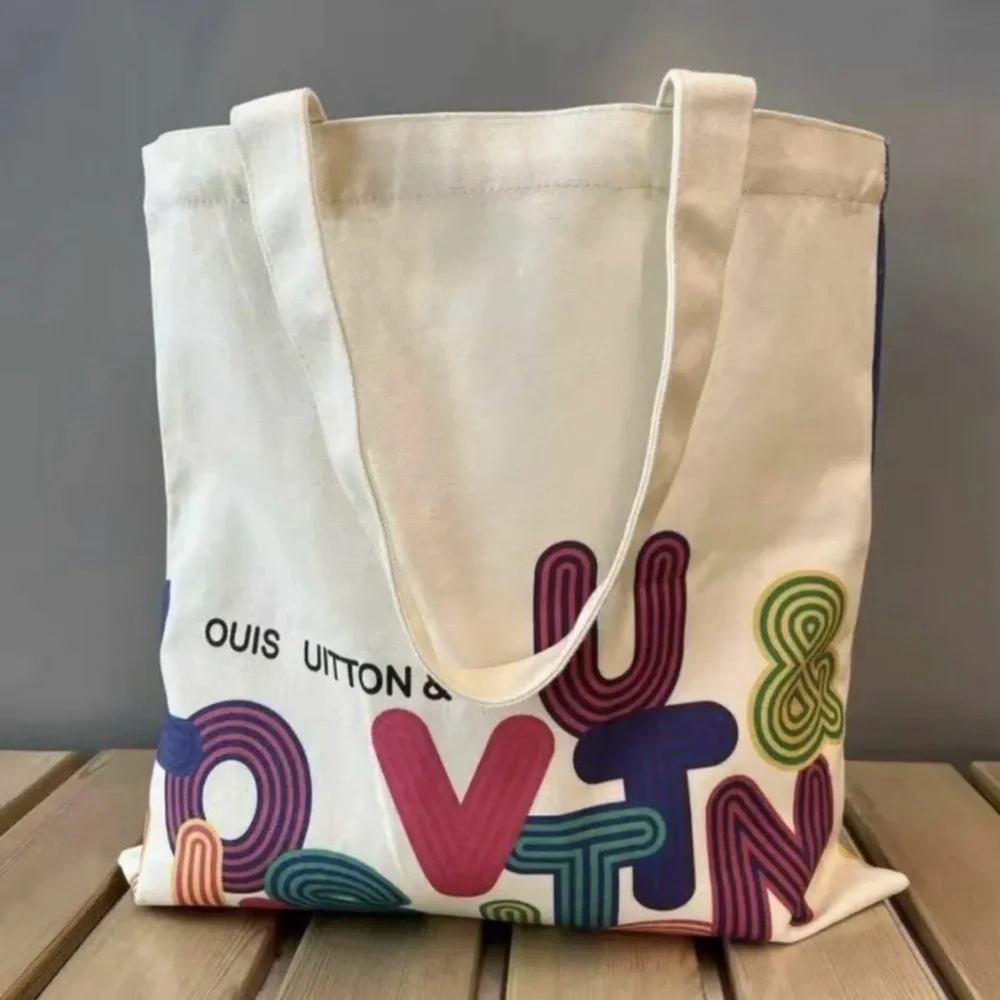 Louis Vuitton Colorful Canvas Tote Bag